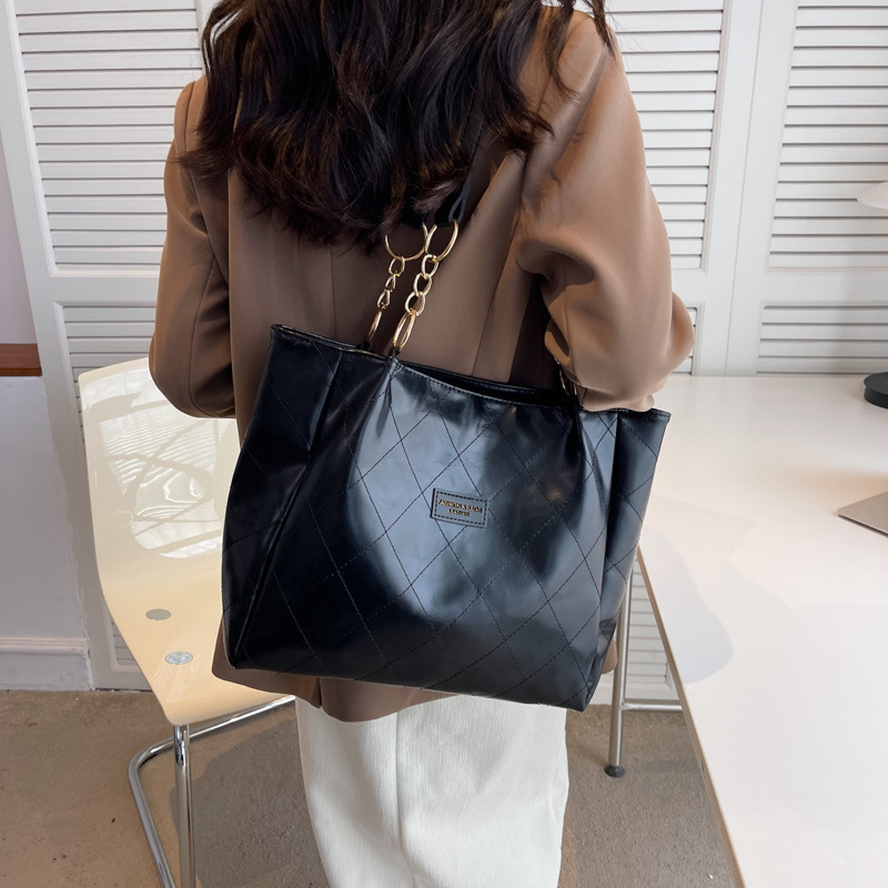 Women's Large Capacity Zipper Simple Fashion Shoulder Bag - Image 6