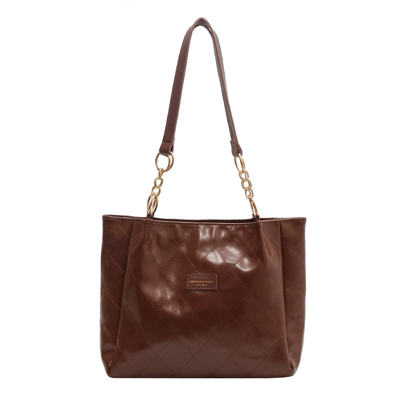 Women's Large Capacity Zipper Simple Fashion Shoulder Bag - Image 3