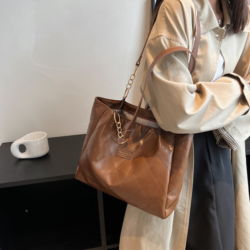 Women's Large Capacity Zipper Simple Fashion Shoulder Bag - Image 7
